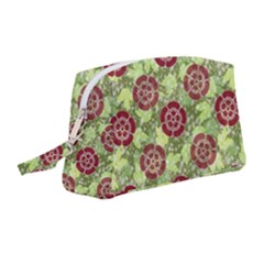 Seamless Pattern Leaf The Pentagon Wristlet Pouch Bag (medium)