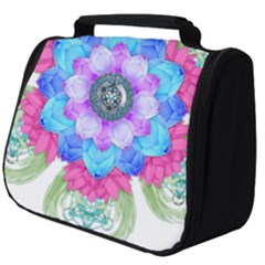 Lotus Flower Bird Metatron S Cube Full Print Travel Pouch (big) by Pakrebo