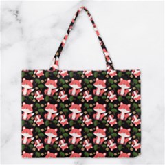 Fox And Trees Pattern Medium Tote Bag by snowwhitegirl