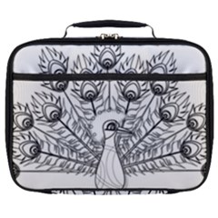 Peacock Plumage Display Bird Full Print Lunch Bag