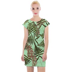 Fern Green Cap Sleeve Bodycon Dress