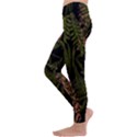 Fern Black Kids  Lightweight Velour Leggings View2