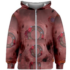 Wonderful Dream Catcher Kids  Zipper Hoodie Without Drawstring by FantasyWorld7