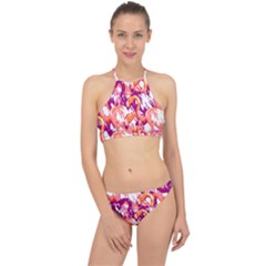 Flamingos Racer Front Bikini Set by StarvingArtisan