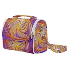 Electric Field Art Lii Satchel Shoulder Bag by okhismakingart