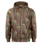 Peacock Feather Bird Exhibition Men s Pullover Hoodie