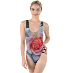 Favorite Rose  High Leg Strappy Swimsuit