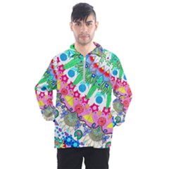 Plant Abstract Men s Half Zip Pullover