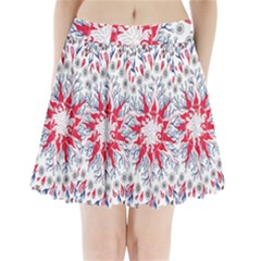 Flaming Sun Abstract Pleated Mini Skirt by okhismakingart