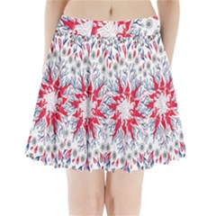 Flaming Sun Abstract Pleated Mini Skirt by okhismakingart