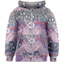 Abstract Flower Field Kids  Zipper Hoodie Without Drawstring View1