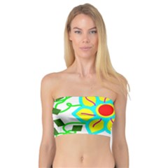 Digital Flower Bandeau Top by okhismakingart