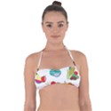 Fruits Veggies Halter Bandeau Bikini Top View1