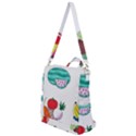 Fruits Veggies Crossbody Backpack View1