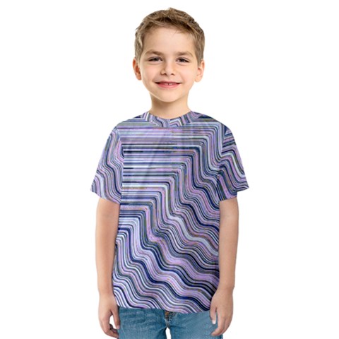 Electric Field Art Xxi Kids  Sport Mesh Tee by okhismakingart