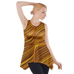 Electric Field Art Xxix Side Drop Tank Tunic by okhismakingart