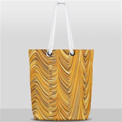 Electric Field Art Xxxvi Full Print Rope Handle Tote (small) by okhismakingart