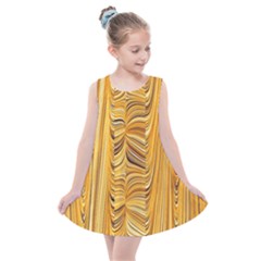 Electric Field Art Xl Kids  Summer Dress