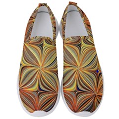 Electric Field Art Xlvii Men s Slip On Sneakers by okhismakingart