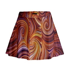 Electric Field Art Liv Mini Flare Skirt by okhismakingart