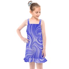 Electric Field Art Lvii Kids  Overall Dress