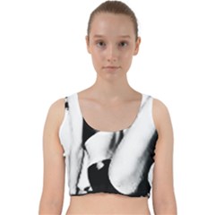 Pinup Girl Velvet Racer Back Crop Top