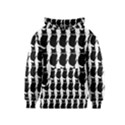 Cat Silouette Pattern Kids  Pullover Hoodie View1