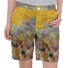 Abstract: Candle And Nail Polish Pocket Shorts