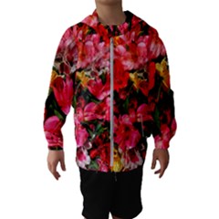 Lovely Lilies  Kids  Hooded Windbreaker by okhismakingart