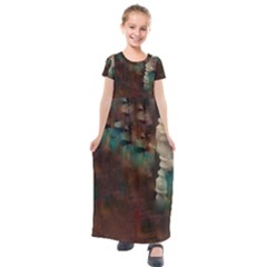 Abstract: Hallway Kids  Short Sleeve Maxi Dress