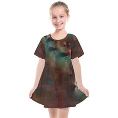 Abstract: Hallway Kids  Smock Dress by okhismakingart