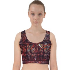 Crystal Star  Velvet Racer Back Crop Top by okhismakingart