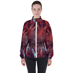 Crystal Daisy Women s High Neck Windbreaker by okhismakingart