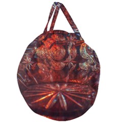 Glass Geometries  Giant Round Zipper Tote by okhismakingart