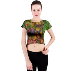 Fall Ivy Crew Neck Crop Top by okhismakingart