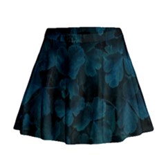 Columbine Leaves Mini Flare Skirt by okhismakingart