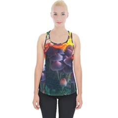 Mushrooms Piece Up Tank Top by okhismakingart