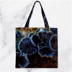 Tree Fungus Zipper Grocery Tote Bag by okhismakingart