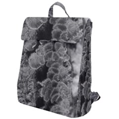 Tree Fungus Branch Vertical Black And White Flap Top Backpack by okhismakingart