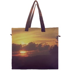 Early Sunset Canvas Travel Bag by okhismakingart