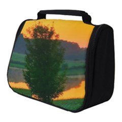 Lake Sunrise Full Print Travel Pouch (small) by okhismakingart