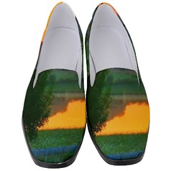 Lake Sunrise Women s Classic Loafer Heels by okhismakingart