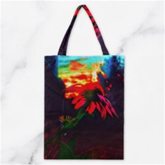 Neon Cone Flower Classic Tote Bag by okhismakingart