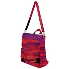 Warm Landscape Crossbody Backpack