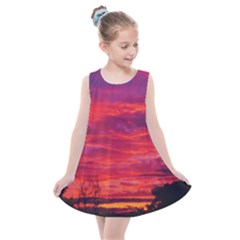 Warm Landscape Kids  Summer Dress by okhismakingart