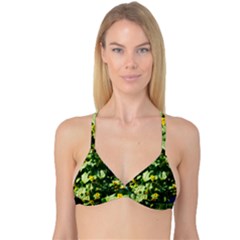 Big Sunflowers Reversible Tri Bikini Top by okhismakingart