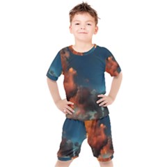 Favorite Clouds Kids  Tee And Shorts Set