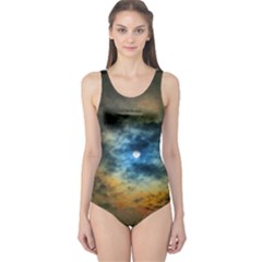 Rainbow Sun One Piece Swimsuit by okhismakingart