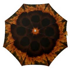 Single Sunflower Straight Umbrellas by okhismakingart