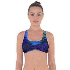 Rainbow Moon And Locust Tree Got No Strings Sports Bra by okhismakingart